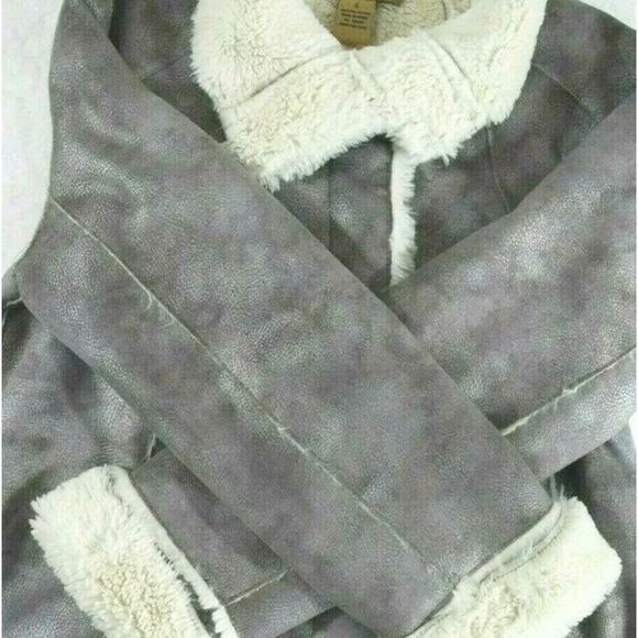 PECK & PECK Weekend Women Faux Fur Lined Soft Grey Reversible Jacket, Sz… - Picture 9 of 13